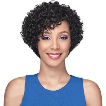 Perruques en cheveux humains pour femmes noires, perruques courtes sans lace front, couleur naturelle