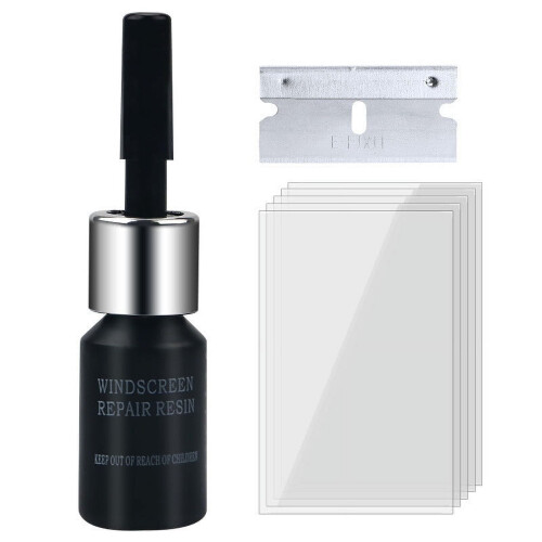 Windshield Repair Kit Clear Resin 12 pcs
