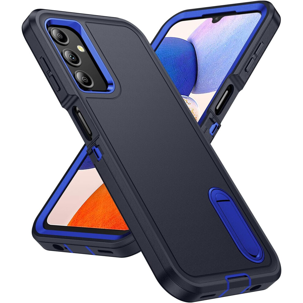 Compatible With Samsung Galaxy A14 5G Case Â Shockproof, Dustproof, Drop-Proof Military Grade Cover With Built-In Kickstand, Blue 9180333269334