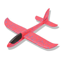 Foam Throwing Glider Plane Toy – Lightweight, Flexible, Impact-Resistant Polymer, Easy to Assemble/Disassemble & Carry