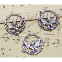 Création de bijoux DIY - Breloques en alliage représentant le dieu de la musique - Pendentif pour bracelet ou collier (10 à 25 pièces)