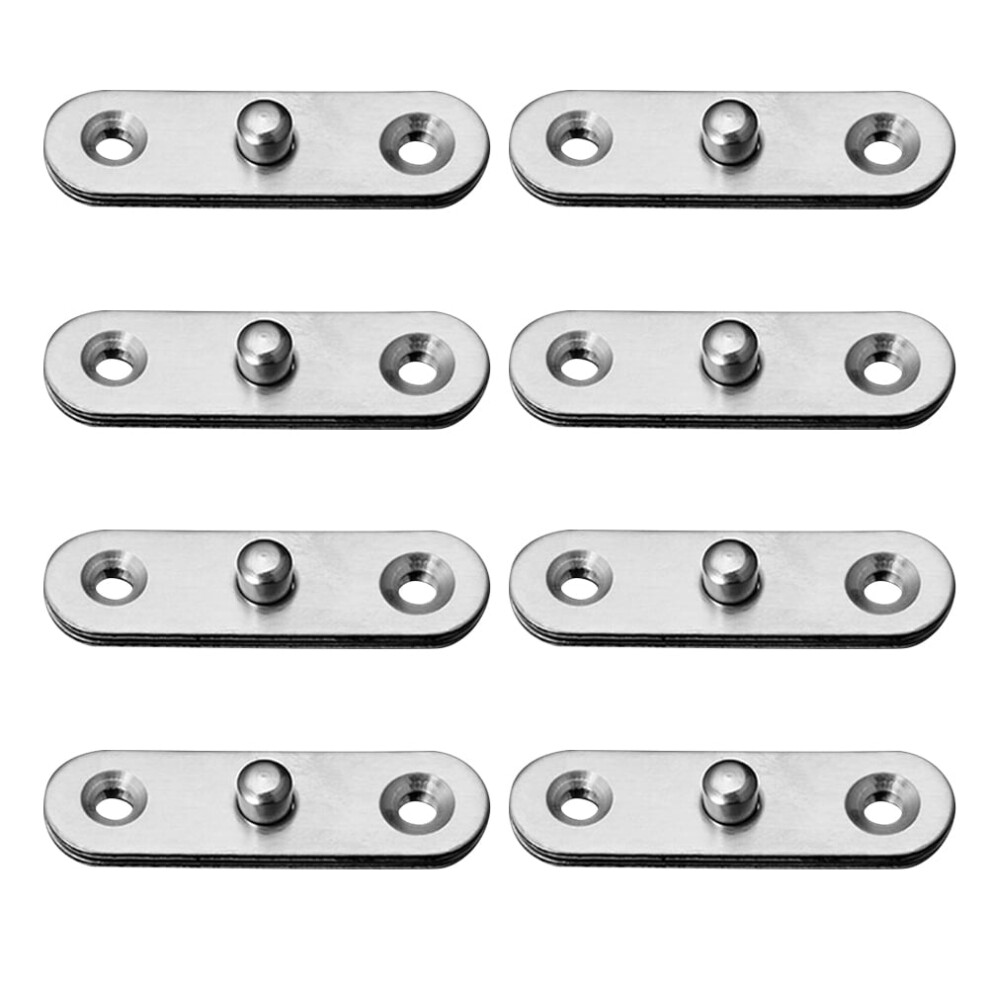 12 Pcs Pivot Hinges For Hidden Doors Hardware Kit Invisible Silver 9455834329581
