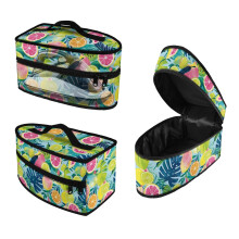 Iron Storage Case Portable Orange and Lemon Pattern Easy Storage Cleaning Portable Travel Steamer Storage Bag Holder Organizer, Case Only