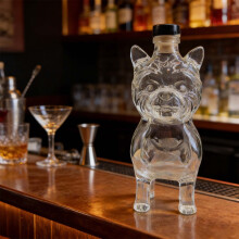 Unique Dubin Shape Whiskeys Decanter With Secure Lid Capacity,6.1x6.3In,for Parties and Decor Unique Whiskeys Decanter