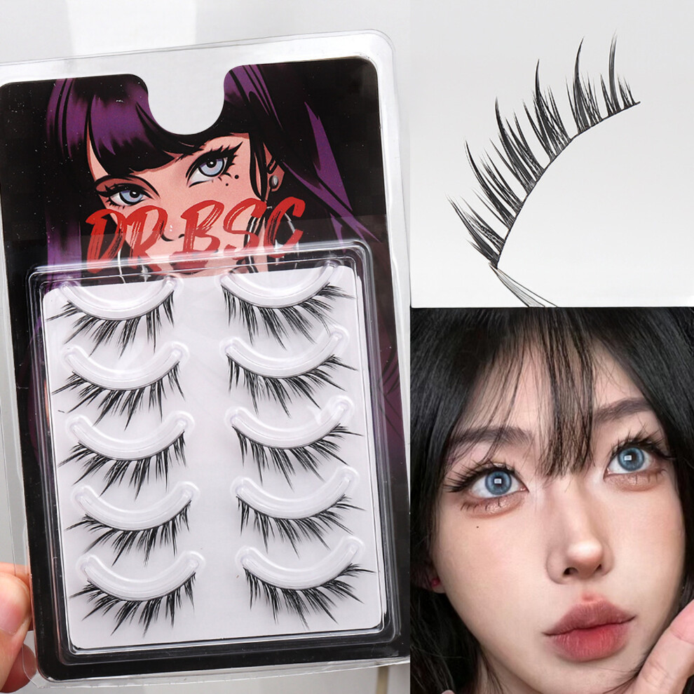 Phui-Pet-Supplies Natural Thick False Eyelashes For Eye Enlarging