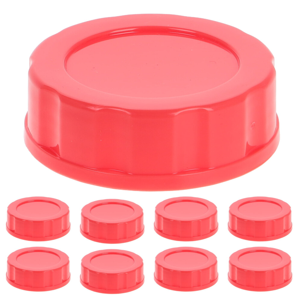 10pcs Wide Mouth Bottle Lids, Leak-Proof Caps for Breastmilk Storage & Travel – Compatible with Standard Wide Mouth Bottles
