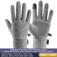 DAMAI Waterproof Winter Ski Gloves – Thermal, Windproof, Touchscreen, Thinsulate Warm, for Snow, Cycling, Driving, Biking, Running