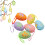 Easter Event & Party Supplies,Easter Egg Ornament Easter Colorful Egg Printed Easter Eggs Easter Tree Decoration For Easter Spring 1