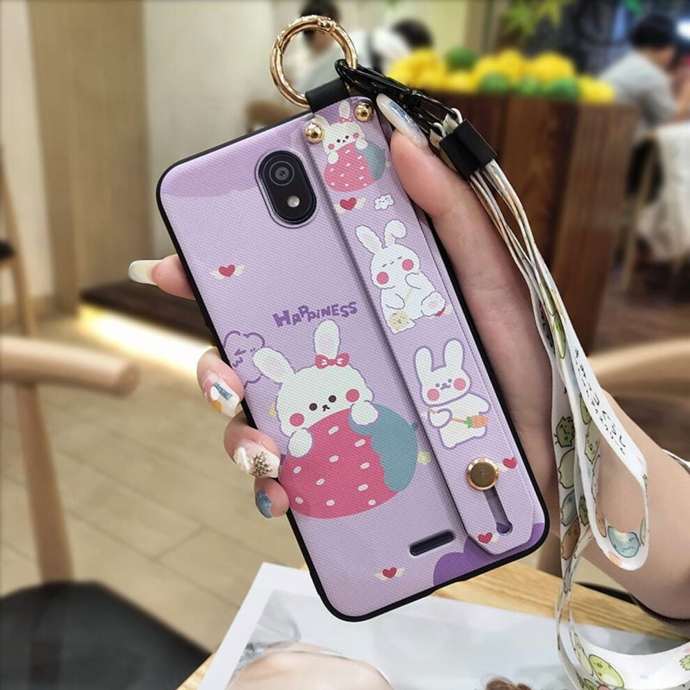 Nokia C100 Phone Case With Wrist Strap, Kickstand, Shockproof & Dust-Resistant Cartoon Design Â Compatible With Nokia C100 9165521921324