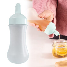 Green Graduated Squeeze Bottle (350ml), Volume-Controlled Condiment Dispenser for Ketchup, Salad Dressing – Compatible with Standard Caps