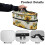 Portable steamer bag sunflower with zipper handle case 4