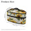Portable steamer bag sunflower with zipper handle case 5