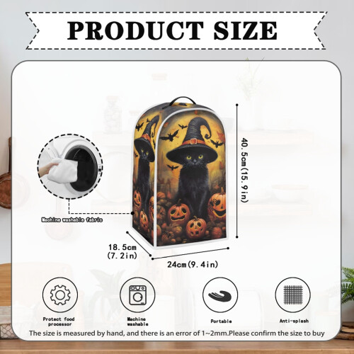 Halloween Coffee Machine Dust Cover for Home Kitchen Indoor Dustproof 2
