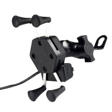 Motorcycle Phone Holder Navigation Bracket ABS 1 Set