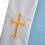 Religious Stole Embroidered Cross Pattern Adult Double Size 6