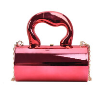 Geantă rotundă acrilică la modă, geantă de umăr versatilă, poșetă crossbody și poșetă de mână pentru adulți