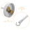1 Pair Ceiling Hooks for Hanging Light Chandelier Wall Electric Wire Cable Cord 3