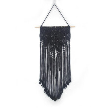 1Pcs Macrame Wall Hanging Decoration, Woven Wall Hanging Boho Chic Cotton Handmade