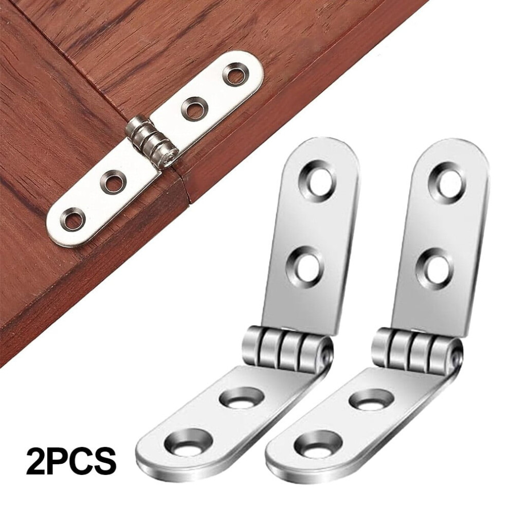 180 Degree 2Pcs Foldable Hinge Flap Screw-On Hinges For Sewing Machine Cabinet 9130661162715