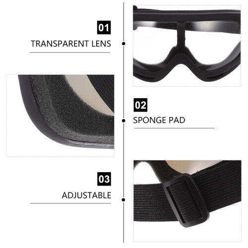3 Pairs Drunk Goggles Windproof Glasses Eyeglasses Work Miss 1