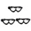 3 Pairs Drunk Goggles Windproof Glasses Eyeglasses Work Miss 4