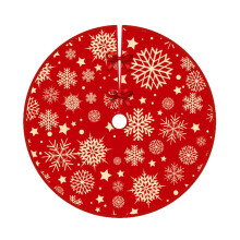Jupe de sapin de Noël en velours pour la base du sapin, décoration festive pour la maison