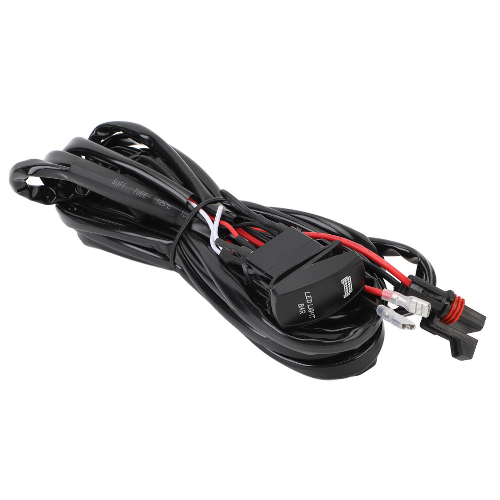 Dc12v Utv Led Bar Wiring Harness 300W 14Awg Plug & Play Design For Utv Light 5041387625801
