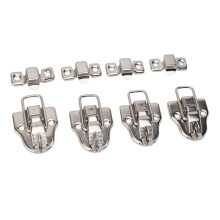 Duckbilled Box Hasp Lock - Vintage Cabinet Catch with 32 Screws for Salon Use