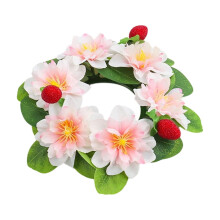 Bougeoir pivoine de Noël – Décoration élégante pour les fêtes