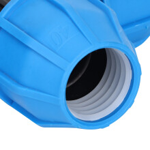 40mm PE Plastic Tee Water Pipe Connector