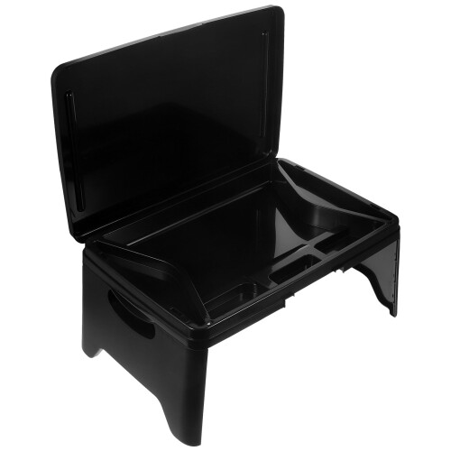 HOMEMAXS Folding Computer Desk Laptop Table for Bed Student Office Black