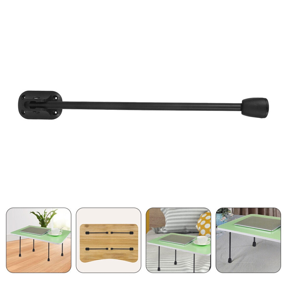 Hemoton 4 Pcs Folding Dining Table Legs 40.00X4.00x3.50cm Black 9165521921812