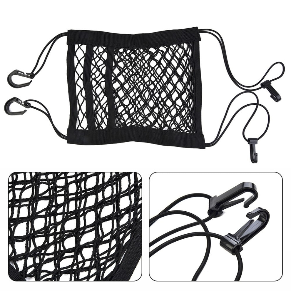 Elastic Mesh Bag Organizer Storage Between Car Seat Luggage Cargo Net Pocket Auto Accessories 9170372369522