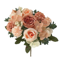 Lot de 2 pivoines artificielles en soie, idéales pour un mariage, une fête ou une décoration intérieure (compatibles avec un bouquet
