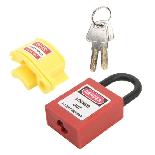 Waterproof Nylon Lockout Kit for Industry, 7mm Keyhole Lock 1