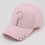 Unisex Baseball Cap Metallic Ring Chain Summer 1