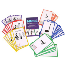 Music Flash Cards Colored Copper Plate Paper Piano Color Coded Flash Cards ,Piano Chords Flash Cards for Beginner