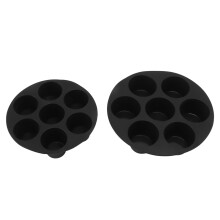 7-Inch & 8-Inch Silicone Muffin Pan 7 Cups Non-Stick Baking Mold