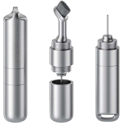 -Function Aluminum Alloy Cleaning Tool for Smartphone SIM Card Removal and Precise Device