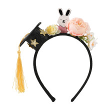 (4) Graduation Hat Headband - Party Photo Prop