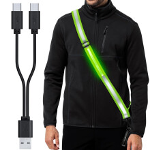 LED Reflective Adjustable Belt for Night Running and Cycling