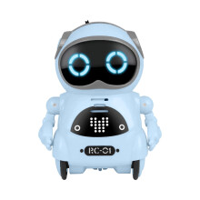 Zabawki 50% taniej! Mini kieszonkowy robot z interaktywnym dialogiem, rozpoznawaniem głosu, śpiewaniem i tańcem, prezent w postaci małego