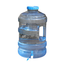 Campingwaterkan van 23 liter met kraan, BPA-vrij, transparant, met handvat – voor wandelen, noodgevallen en thuisgebruik, compatibel met standaard