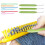 9x Crochet Hooks Set Tool Ergonomic Grip for Beginners Sewing Tools 3