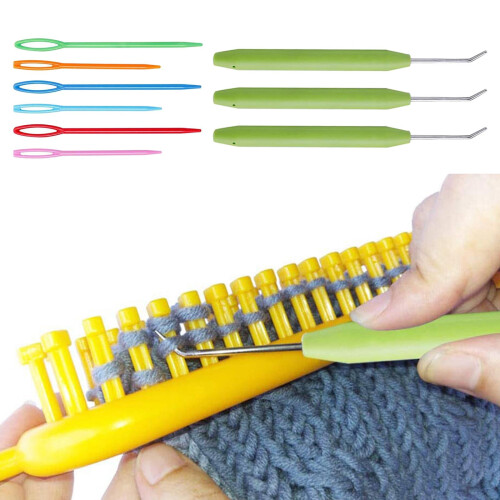 9x Crochet Hooks Set Tool Ergonomic Grip for Beginners Sewing Tools 2