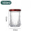 Butter Dish for Desktop Storage Container Glass Candy Jar Multifunctional Container 2