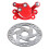 Metallbremssattel, Bremsscheibe, für 43-cm³-Roller 1