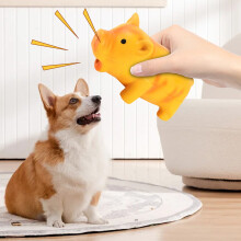 Hundespielzeug zum Kauen, quietschendes Schweinchen-Hundespielzeug, grunzendes Schweinchen-Hundespielzeug mit Geräuschfunktion, niedliches,