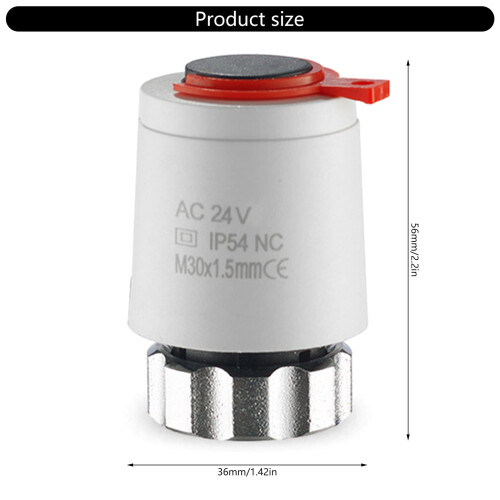 Ηλεκτρικός θερμικός ενεργοποιητής FEAMOS30x1.5mm, κανονικά κλειστές/ανοιχτές βαλβίδες 2