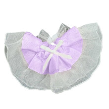 Doll Dress Outfit - Adorable Ruffled Lace Skirt for Plush Bunny Dolls (7 Styles Available)